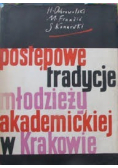 Postępowe tradycje młodzieży akademickiej w Krakowie