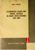 Stanowisko Rządu NRF wobec granicy na Odrze i Nysie Łużyckiej 1949 1966