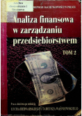 Analiza finansowa w zarządzaniu przedsiębiorstwem tom 2