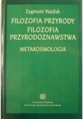 Filozofia przyrody Filozofia przyrodoznawstwa Metakosmologia