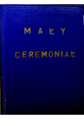 Mały ceremoniał dla kleryków i kapłanów 1949 r