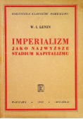 Imperializm jako najwyższe studium  kapitalizmu 1949 r.