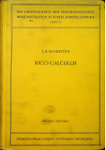 Ricci calculus