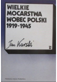 Wielkie mocarstwa wobec Polski 1919 - 1945