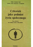 Człowiek jako podmiot życia społecznego