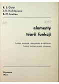 Elementy teorii funkcji