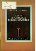 Zarys psychologii neotomistycznej