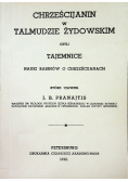 Chrześcijanin w Talmudzie Żydowskim