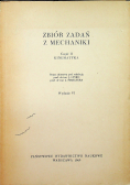 Zbiór zadań z mechaniki
