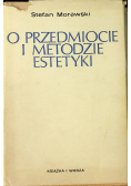 O przedmiocie i metodzie estetyki