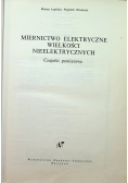 Miernictwo elektryczne wielkości nieelektrycznych