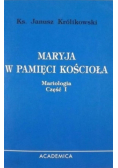 Maryja w pamięci kościoła
