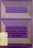 Polskie źródła ikonograficzne XVII wieku