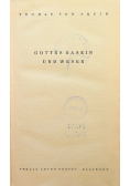 Gottes Dasein und Wesen ok 1934 r.