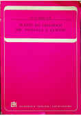 Wstęp do filozofii św Tomasza z Akwinu