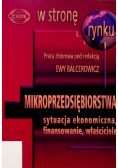 Mikroprzedsiębiorstwa - sytuacja ekonomiczna finansowanie właściciele