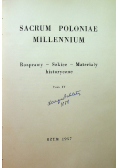 Sacrum Poloniae Millennium tom IV