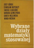 Wybrane działy matematyki stosowanej