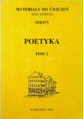 Materiały do ćwiczeń Poetyka Tom 2