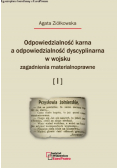 Odpowiedzialność karna dyscyplinarna w wojsku