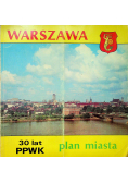 Warszawa Plan miasta  30 lat PPWK