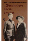 Zeschnięte liście i kwiat
