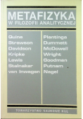Metafizyka w filozofii analitycznej