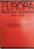 Europa środkowa wschodnia 1944 - 1968
