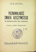 Poznawalność świata rzeczywistego 1930 r