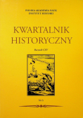 Kwartalnik historyczny rocznik CXV