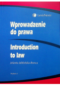 Wprowadzenie do prawa Introduction to Law