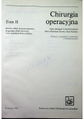 Chirurgia operacyjna Tom II