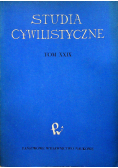 Studia cywilistyczne Tom XXIX