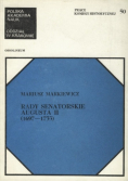 Rady senatorskie Augusta II