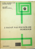Z badań nad początkami filmologii