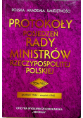 Protokoły posiedzeń Rady Ministrów Rzeczypospolitej Polskiej Tom VIII