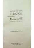 Ludzkie działanie Traktat o ekonomii