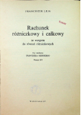Rachunek różniczkowy i całkowy tom 2