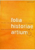 Folia historiae artium. Tom XXV