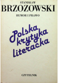Polska krytyka literacka Humor i Prawo