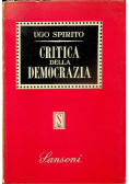 Critica Della Democrazia