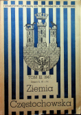 Ziemia Częstochowska tom III 1947