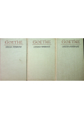 Goethe dzieła wybrane tom I do III
