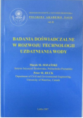 Badania doświadczalne w rozwoju technologii uzdatniania wody