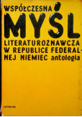 Współczesna myśl literaturoznawcza w republice federalnej Niemiec antologia