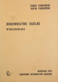Budownictwo ogólne Wymiarowanie