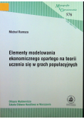 Elementy modelowania ekonomicznego opartego na teorii uczenia się w grach populacyjnych