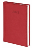 Kalendarz 2023 A4 Tygodniowy Vivella czerwony