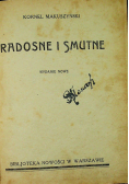 Radosne i smutne ok 1926 r