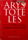 Arystoteles dzieła wszystkie tom VII